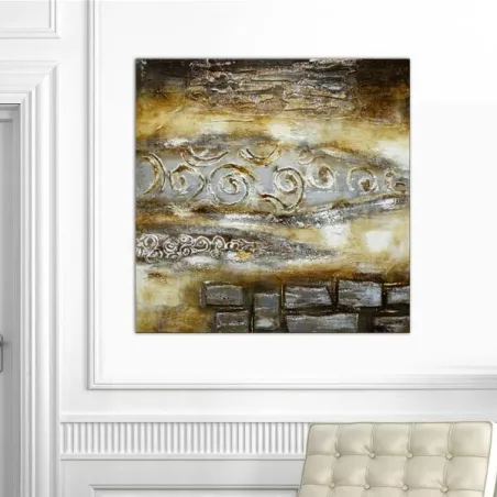 Decoratieve verf oude stijl, 100x100cm