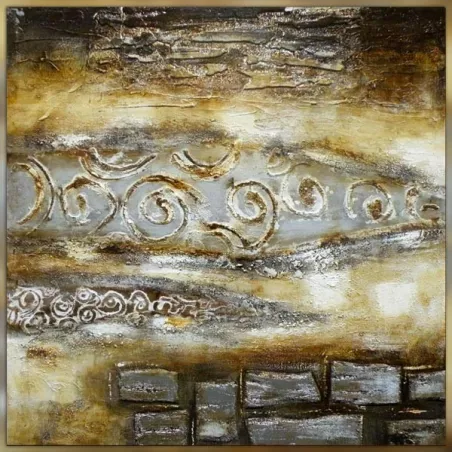 Decoratieve verf oude stijl, 100x100cm