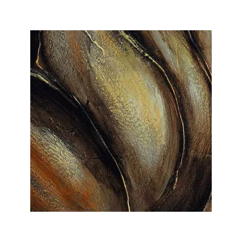 Gestileerde roos bloem schilderij, 76x76cm