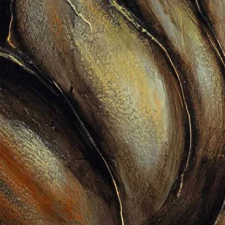 Gestileerde roos bloem schilderij, 76x76cm
