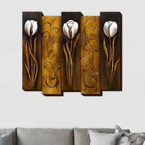 Bloemschilderij, 3D bloemschilderij : WIkao