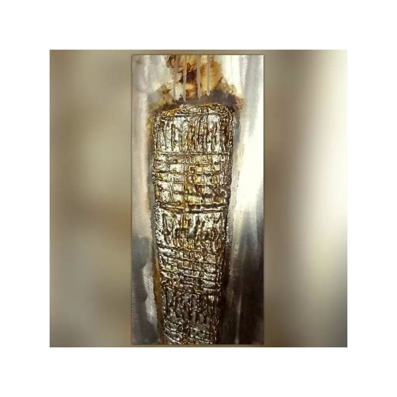 Primitief schilderij, dolmenschilderij 40 x 120 cm : Wikao