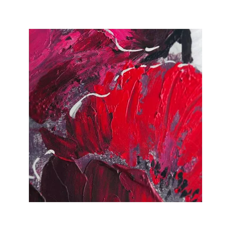 Bloemenschilderij, schilderij voor liefhebbers 40 x 120 cm